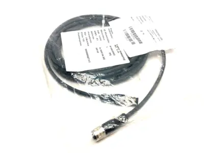 NEW SIEMENS SIMATIC RF MV PLUG-IN CABLE M12/M TO M12/F, 5M LENGTH