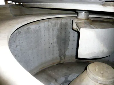 Ellerwerk 736 U-A perforate basket centrifuge, 316SS.