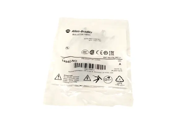 1494U-NO | Allen Bradley  Ser. A Auxiliary Contact 1 N.O. 10A - New