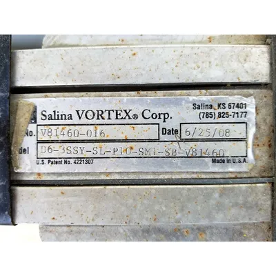 USED SALINA VORTEX D6-3SSY-SL-P10-SM1-SB-V81460
