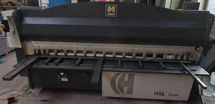 Used 2016 HACO HSLX 3008 Power Squaring Shears (Inch) CZ | UCY Industrial GmbH #385639