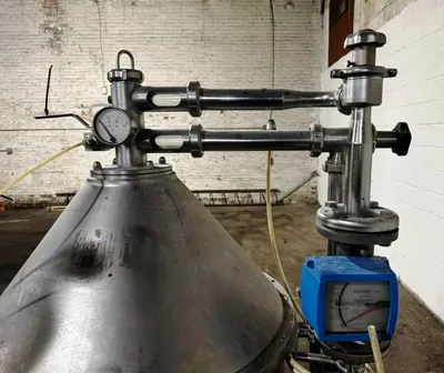 Alfa-Laval VNPX 510 SGD-34GS clarifier centrifuge skid, 316SS.