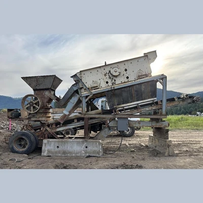 Telsmith 1021 Jaw Crusher and Screen Plant