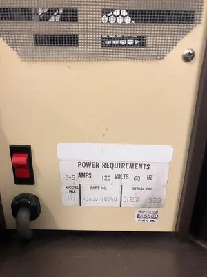 STATIC INC DYNASTAT120 MODEL III