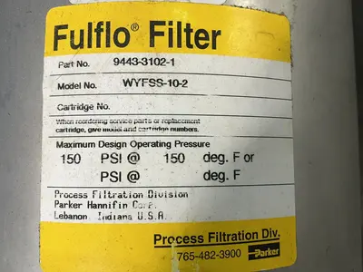 Used PARKER WYFSS102 Chemical & Process Equipment Ohio US | HGR 24 #1407673