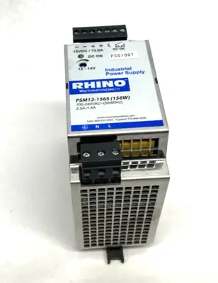 Used AutomationDirect RHINO SELECT Power Supply BROKEN DIN LATCH DIN Rail Power Supplies Michigan US | Maverick Industrial Sales #1401862