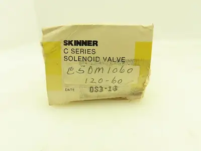 Honeywell Skinner C5DM1060 Solenoid Valve 3-Way (NO) 120V 60 PSI 1/8" NPT