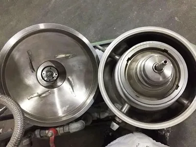 Westfalia SA 1-02-175 pilot plant separator, 316SS.