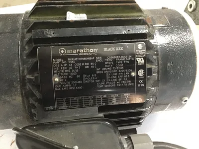 Marathon Electric RVA145THTN6046BAP Part No: Y551 Black Max