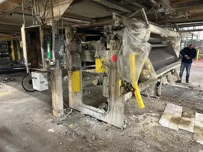 62" BLACK CLAWSON AIR KNIFE COATER WITH MAYER ROD ASSEMBLY