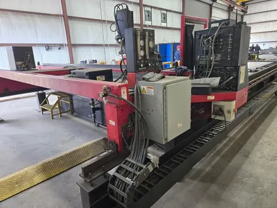 USED 2008 LINCOLN ELECTRIC (TABLE) / HYPERTHERM (PLASMA SOURCE) PLASMA TABLE WITH HPR260