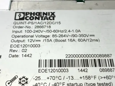 USED PHOENIX CONTACT POWER SUPPLY 2866718