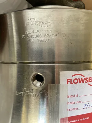 Flowserve MD-200 Conditioned Gas Dual Cartridge Pump Canister Seal -NIB
