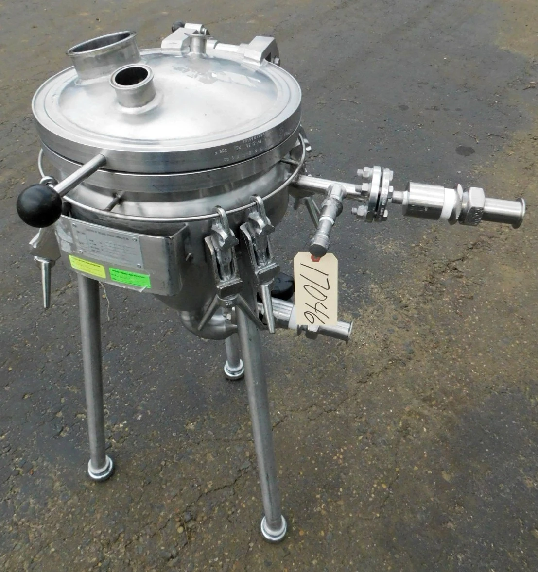 USED RICHARD STIHLER 7 GALLON CONE BOTTOM