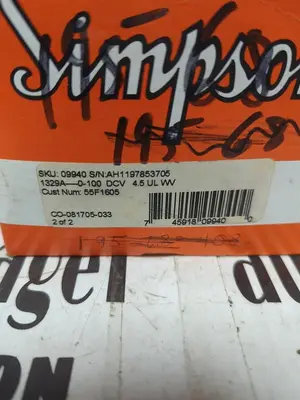 New | in-Stock SIMPSON 19503434 Meters - Misc | Surplus Asset Holdings #1206820