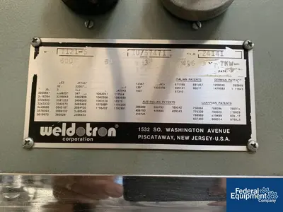 USED Weldotron Weldotron Heat Tunnel, Model 7121-5
