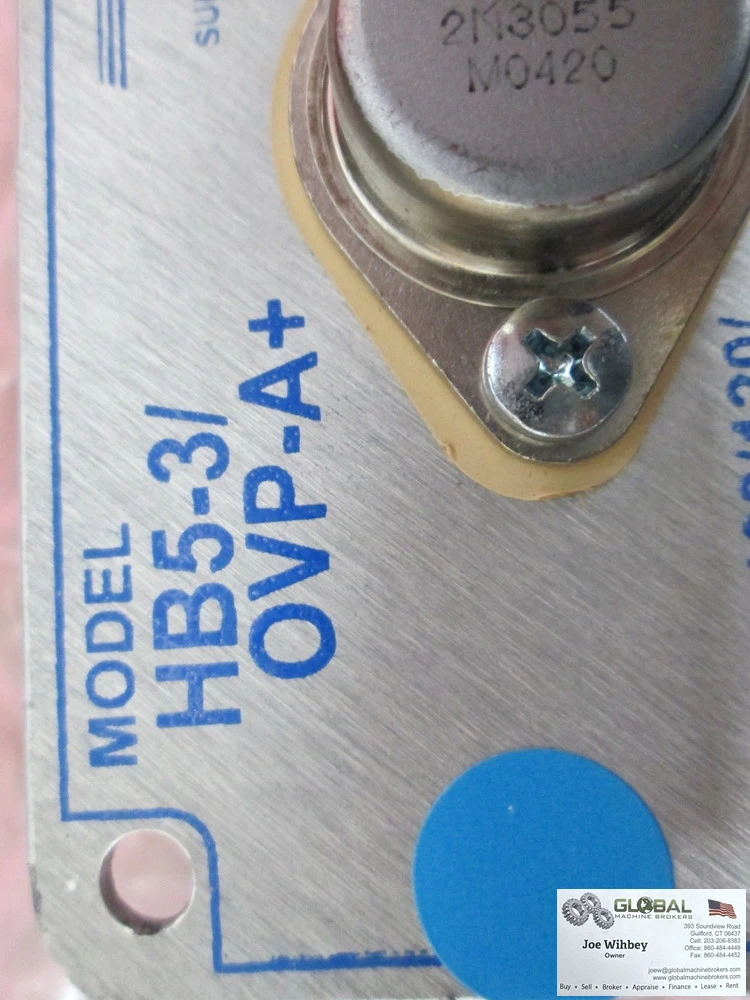 Condor HB5-3/OVP-A+ 100,120,215,230/240V Input To 5V At 3 Amp Output Tested