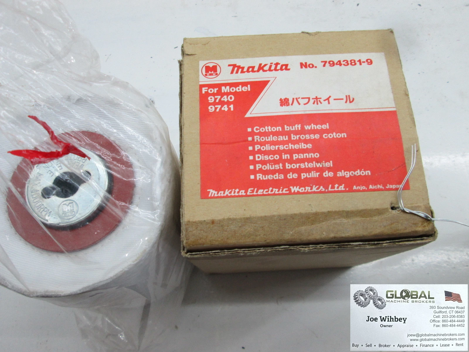 Makita cotton buff wheel 9740-9741