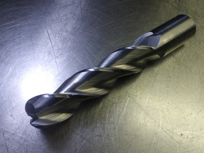 LMT Onsrud 1" 3 Flute Carbide CR Endmill 1" Shank .25" R WAM2641809 (LOC1436A)