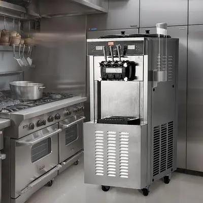 3 flavor soft serve machine