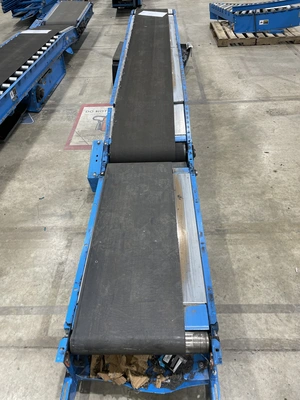 Buschman 404 Roller Conveyer set, Width: 22", Length: 18'5", w/