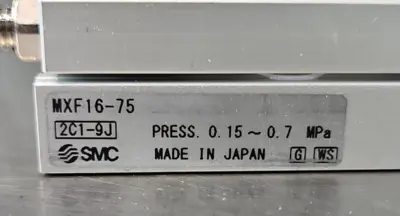 SMC MXF16-75 pneumatic slide loc5E8