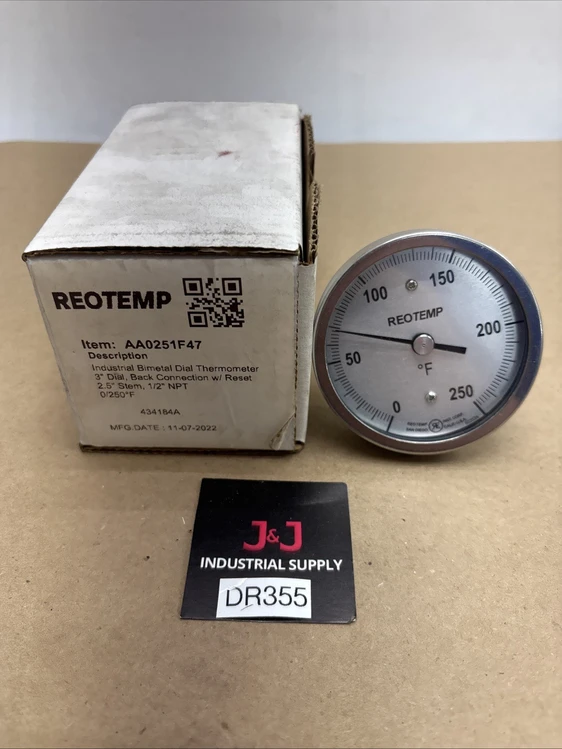New | in-Stock REOTEMP AA0251F47 Temperature Monitoring Indiana US | J&J Industrial Supply #913428