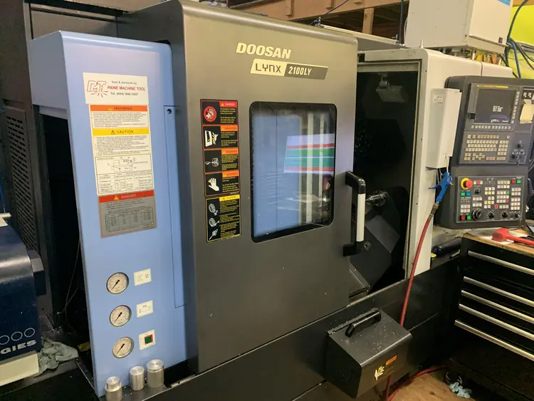 Used 2018 DOOSAN LYNX 2100LYA CNC Lathes California US | Machinery Network #60290