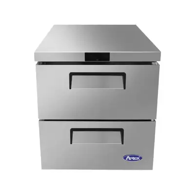 New | in-Stock Atosa New Atosa MGF8415GR 27'' Two-Drawer Undercounter Refrigerator Undercounter Refrigerators Illinois US | Falcon Restaurant Supply #1375429