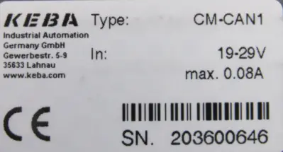 NEW KEBA CM-CAN1 COMMUNICATION MODULE CMCAN1