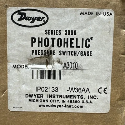 NEW Dwyer A3010