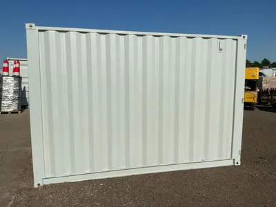 New 11’ Job Site Storage Container, 133-1/2” long x 80” Wide x 88-1/2” tall overall, Swing Doors on ...