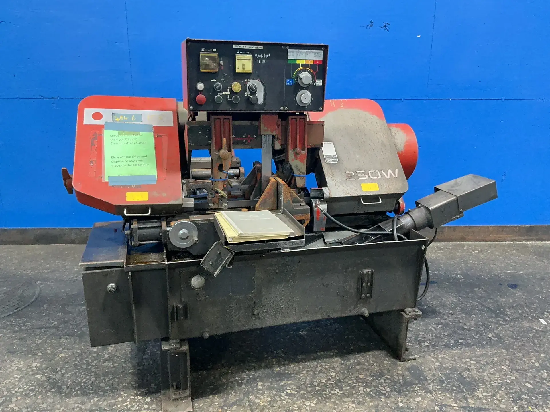 Used 1997 AMADA HA250W Horizontal Band Saws Ohio US | HGR 24 #1332737