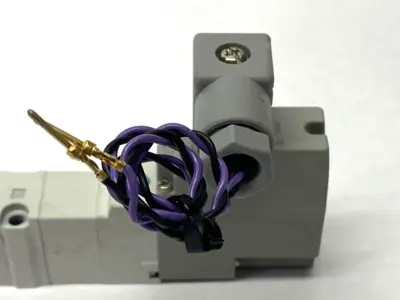 USED SMC DOUBLE SOLENOID VALVE