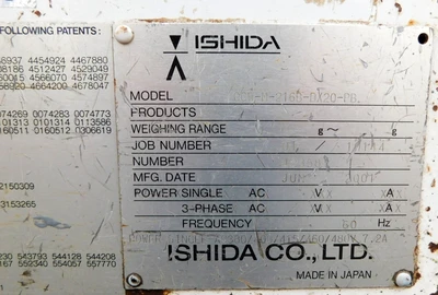 USED ISHIDA 16 STATION SCALE CCW-M-216B-DX20-PB