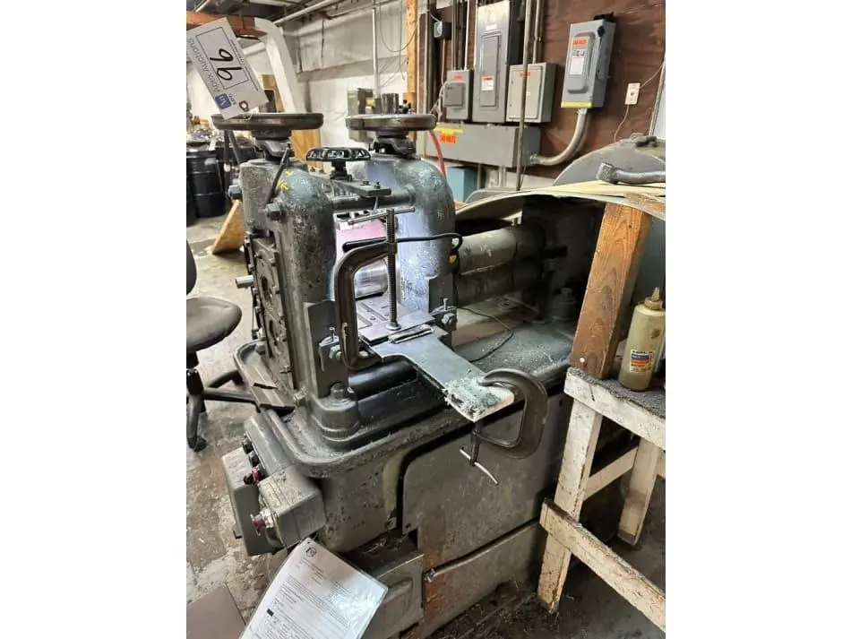 6" WIDE x 2-HIGH STANDARD AMERICAN POWERED ROLLING MILL: YOBRO #23829