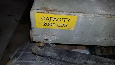USED SOUTHWORTH 36" X 48" 2,000 LB HYDRAULIC SCISSORS LIFT