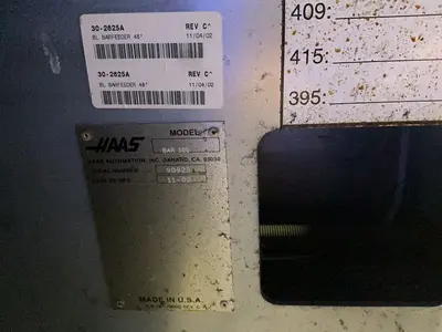 USED 2002 HAAS BAR 300
