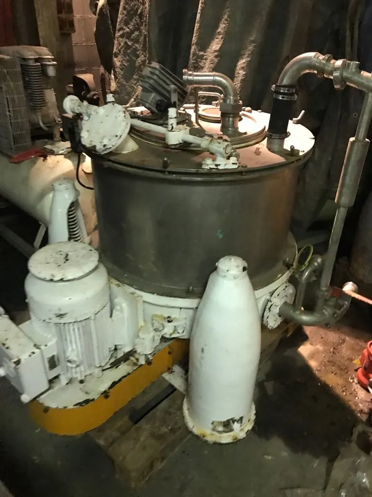 Comteifa FT-6 24 x 14" perforate basket centrifuge, 316SS.