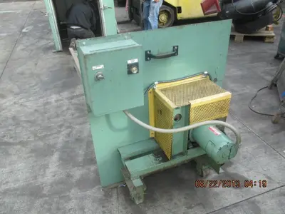 36" width x 36" D x 96" H Wisconsin #BATCH-3-3-8E/RM, 500°F, rotary batch