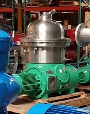 Westfalia SA 40-06-076 clarifier centrifuge, 316SS.
