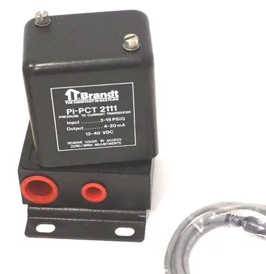 NEW BRANDT PI-PCT-2111 PRESSURE TO CURRENT TRANSDUCER PIPCT2111
