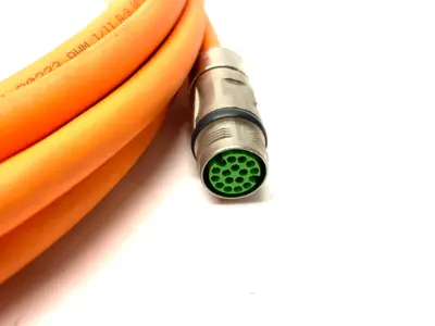 USED BOSCH REXROTH SERVO ENCODER POWER CABLE 10M LENGTH