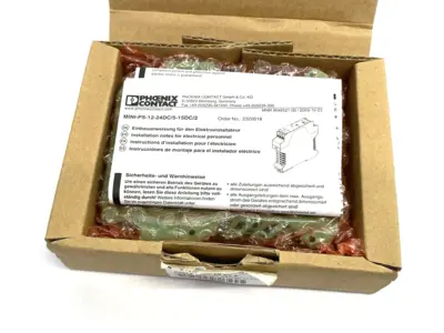 USED PHOENIX CONTACT PRIMARY SWI. DC-DC CONVERTER MINI-PS- 12- 24DC/ 5-15DC/2