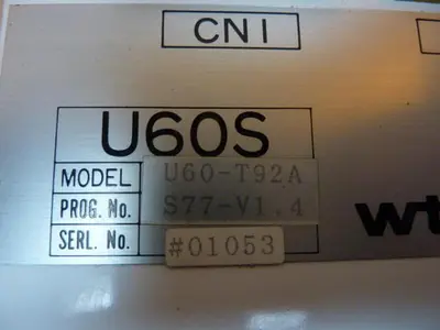 USED WTC U60-T92A