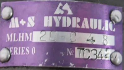 NEW M&S HYDRAULICS MLHM20-C48 HYDRAULIC MOTOR MLHM20C48