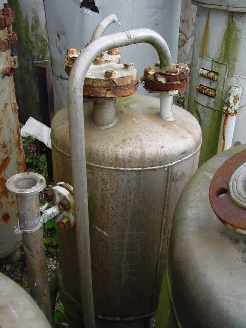 130 L S/S Vertical Pressure Vessel
