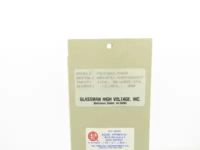 Glassman High Voltage ESA2.5N08B Rack Module 115V 1PH