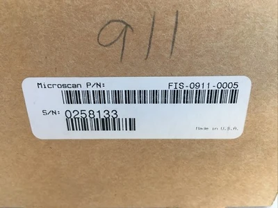 NEW Microscan FIS-0911-0005