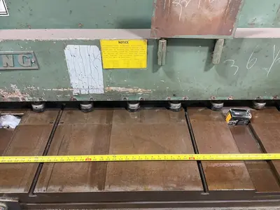 Used WYSONG AND MILES CO. 1610 Power Squaring Shears (Gauge) Ohio US | HGR 24 #1520787